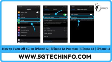 How to Turn Off 5G on iPhone 12 | iPhone 12 Pro max | iPhone 13 | iPhone 11 - 5G TECH INFO