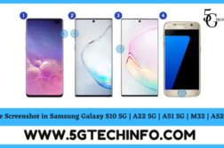 How To Take Screenshot in Samsung Galaxy S10 5G | A22 5G | A51 5G | M32 | A52s 5G - APK BAZAR