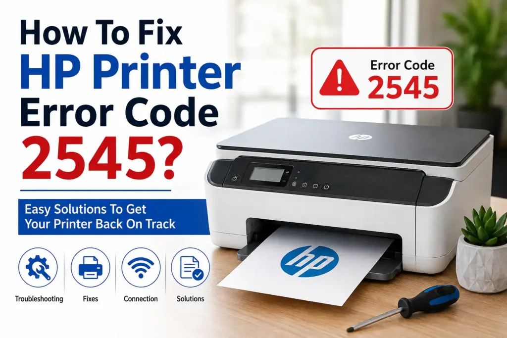 How To Fix HP Printer Error Code 2545